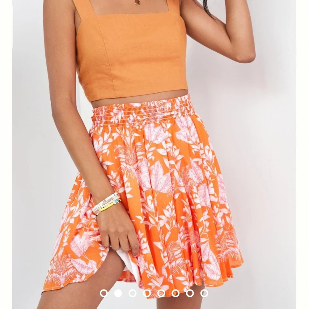Anthropologie Maeve Ruffled A-Line Mini Skirt XSP